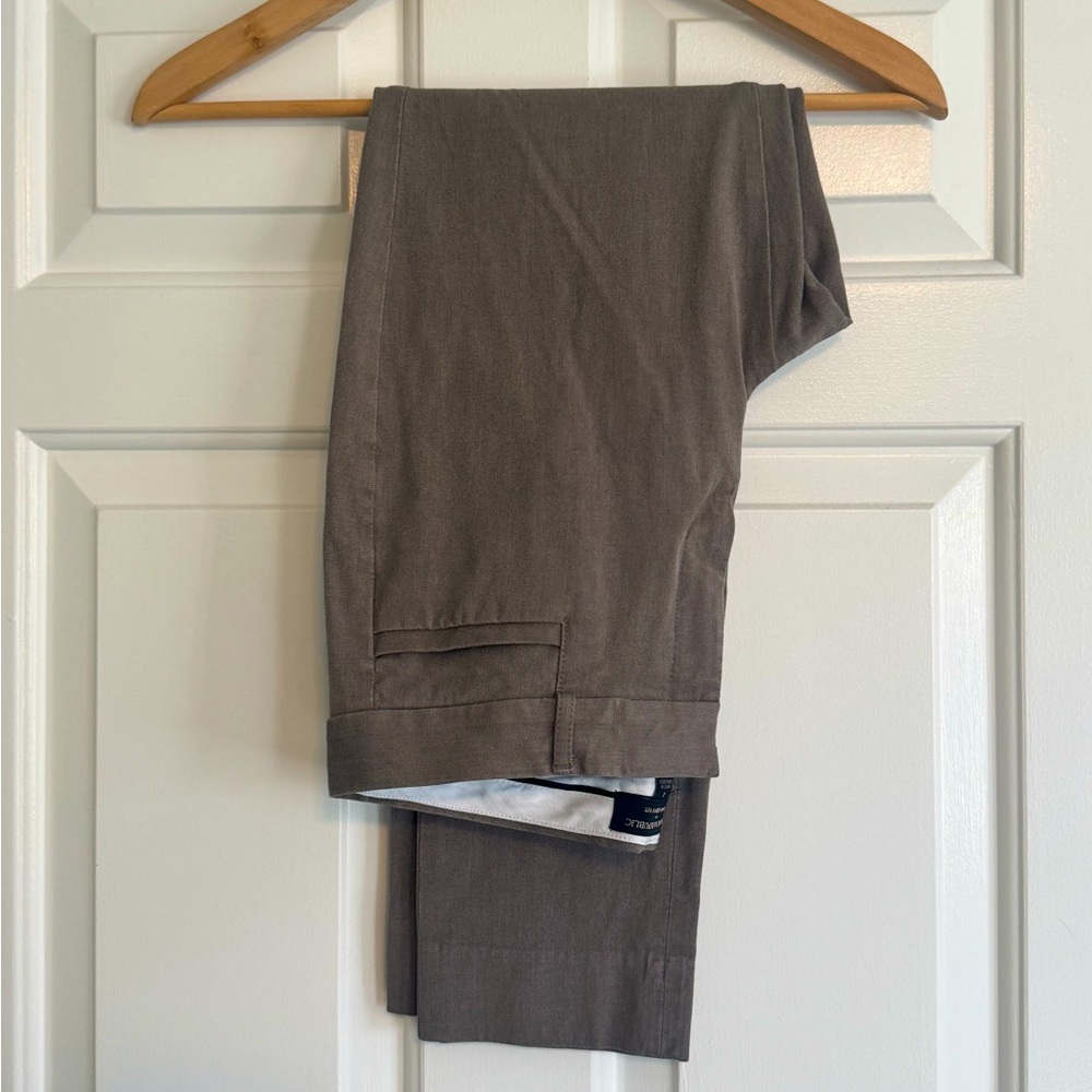 Taupe Banana Republic Sloan Curvy Fit Pants